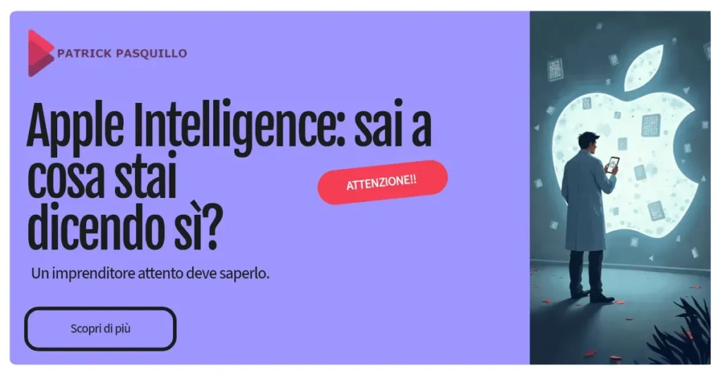 Apple Intelligence: è sicuro attivarla per lavoro? {{brizy_dc_image_alt entityId=